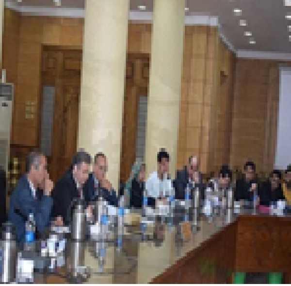 We seek to improve the quality of the administrative process and achieving the best for those who deal with us” says EL-Kady in its meeting with the department’s heads in Benha University