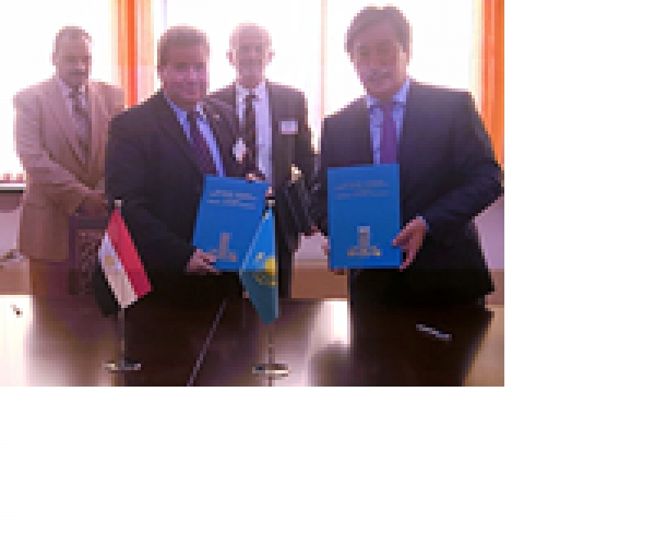 Signing an international relationship memorandum of understanding between the EL-Faraby University and Benha University