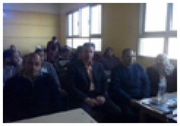 The faculty of education calls for political participation in the election at “El-Shomot” school in Benha