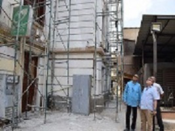 EL-kady inspects the amendments of the Benha University&#039;s building