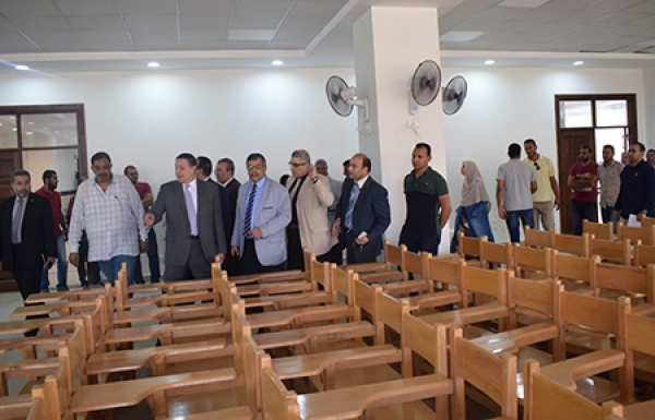 Benha University President inspects Several Facilities at Kafr Saad