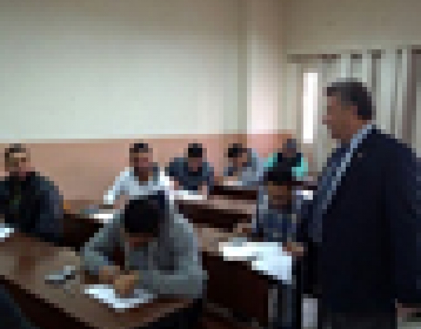 El-Kady inspects the exams in three faculties in Benha University