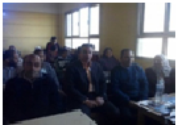 The faculty of education calls for political participation in the election at “El-Shomot” school in Benha