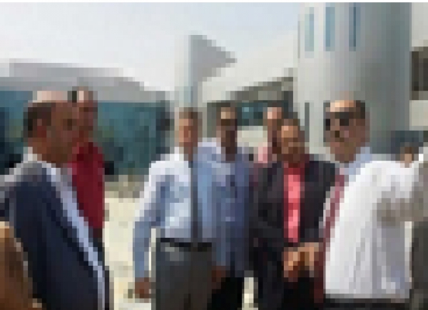 The National investment bank visit Benha university land in EL-Obour